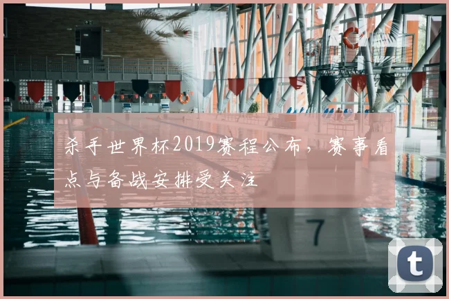 杀手世界杯2019赛程公布,赛事看点与备战安排受关注